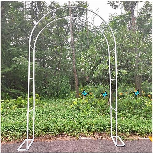 GueTTO Gartenbogen Rankhilfe Rosenbogen 200cm 180cm 160cm 140cm 120cm breit alle Rankpflanzen Rankbogen Spalier, Rosenbogen Aus Edelstahl, Gartenbogen Aus Metall,W180*H220cm