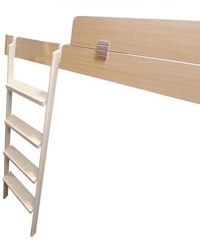 Pealihuy Safety Steps Ladder Camper Wood Bed Ladder for Dorm Children Loft Adults Climbing Step Ladder (Size : 1.8m)