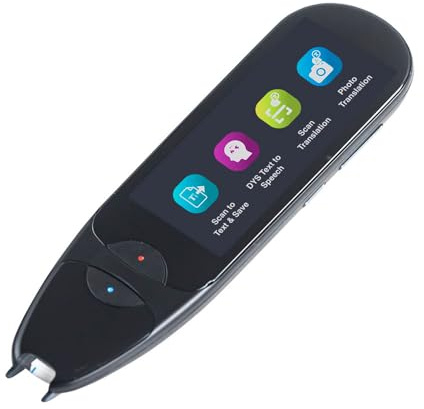 IRISPen Air 8 Stylo Traducteur et Scanner avec Lecture Audio Noir, 48 Langues Offline, Idéal pour la Dyslexie et l’Apprentissage des Langues, Readiris PDF Inclus