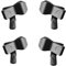 4 pièces pince microphone,porte-microphone,Support pour Clip de Microphone,Pince Micro,porte-microphone,clip pour microphone,Pour Microphone,Idéal Pour les Conférences,Podcasts,Conférences,Concours