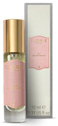 Floris London Lily Eau de Toilette (10 ml) | Enchanting & Uplifting Floral Fragrance | Delicately Enhanced with Egyptian Jasmine & Bulgarian Rose | Perfect for Everyday Wear | Fresh & Feminine Scent