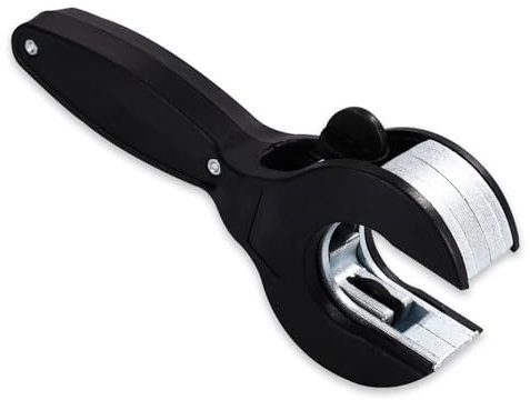 Lyreh Coupe-Tube à Cliquet pour Tubes de 8 à 29mm en Acier Inoxydable, Cuivre, Aluminium et PVC, Coupe-Tube Compact à Cliquet à une Main pour Espaces Restreints Plomberie et Bricolage (Noir)