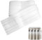 Universal Cinta de Cabecera de Cortina, 30 × 8.5cm Blanco Cinta Cortina Fruncir de Poliéster, Cinta para Cortinas Fruncir, Cinta Fruncidora para Cortinas, para Cortina de Ventana, Puerta Cortina