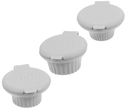 POPETPOP 3pcs Leakproof Squeeze Bottle Caps for Bottles Upside Down Shampoo Wash Tops Convenient and Portable Flip Caps for Travel and Gym Use Design