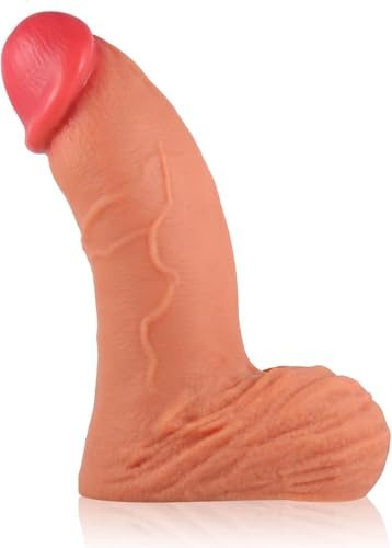 12.8 Inch Realistic Silicone XXL Dildo – Extra Thick 3.8 Girth Big Fat Dildo with Strong Suction Cup – Huge Adult Toy for Advanced Anal & Vaginal Play – Fake Penis for Women, Men & Gay
