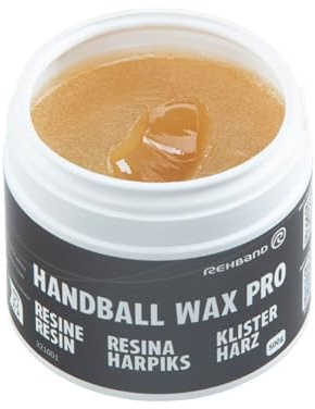 Rehband Resina per Pallamano Senza colofonia, Resina Naturale, aderenza Forte & duratura, dermatologicamente Testata, Cera Professionale per Pallamano, Potere Adesivo di Lunga Durata, Misura: