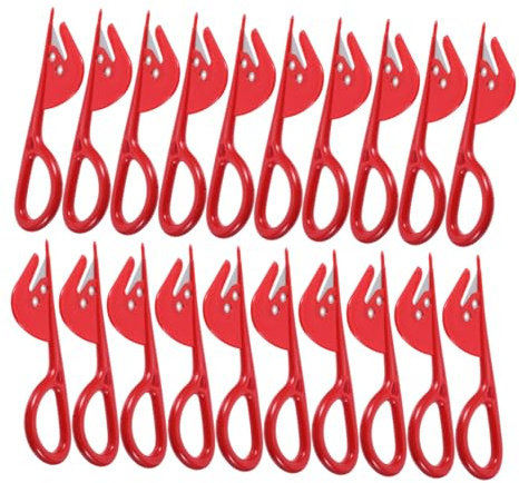 Hohopeti Couteaux pour Abats Acier Inoxydable Ouvre Intestin de Volaille Abs Ustensile Cuisine Pratique pour Usage Domestique et Restaurant Couleurs Aléatoires Couleur