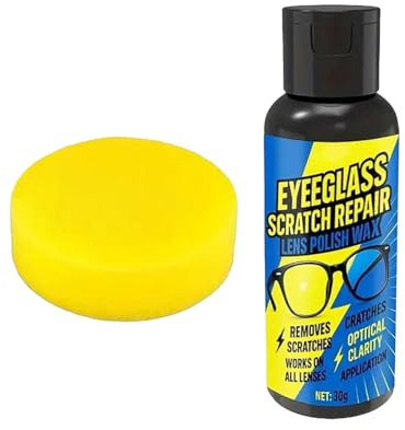 ZHUMCCY Riparatore Graffi Lenti,Detergente Schermi Smartwatch | Soluzione Lucidante per Rimuovere Graffi su Occhiali da Sole Schermi Orologi Finestre