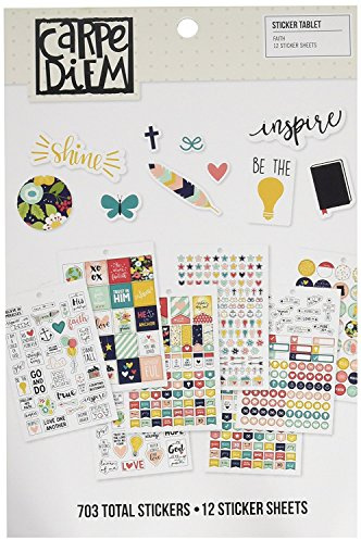 Simple Stories Carpe Diem FE Adhesivo Tablet, Multicolor,