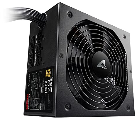 Sharkoon WPM Gold Zero 650W, 80 Plus Gold, Semimodular