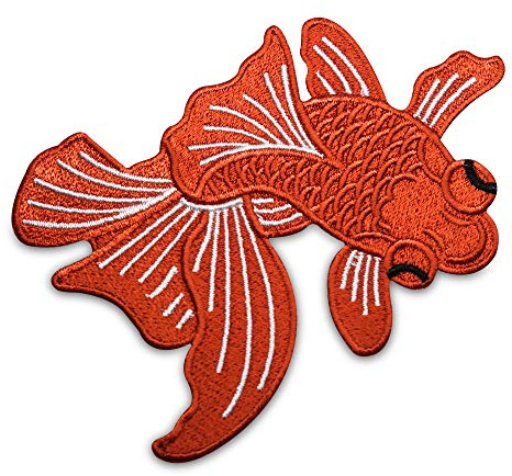 Finally Home Koi Fisch Patch zum Aufbügeln | Japan Patches, Bügelflicken, Flicken, Aufnäher