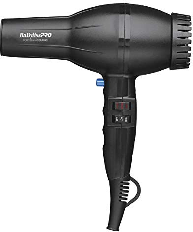 BaBylissPRO Porcelain Ceramic 2800 Dryer, Black