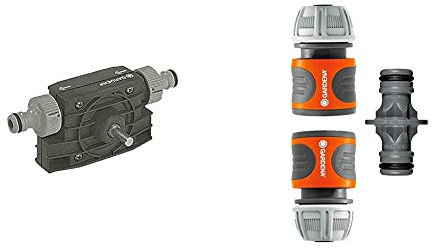Pompe pour Perceuse Électrique de Gardena : Pompe Péristaltique Stable pour le Pompage de l'Eau & Nécessaires d'Arrosage de Gardena : Raccords pour Extension de Tuyau 13 mm (1/2) et 15 mm (5/8)