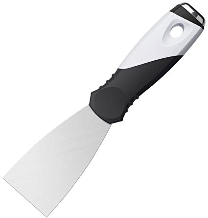 Spachtel, Malerspachtel, Füllmesser, 5CM Malerwerkzeug mit Edelstahlklinge und ergonomischem TPR-Griff, dauerhaft und langlebiges Trockenbauwerkzeug