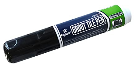 barenx Rotulador de lechada para azulejos, marcador de pintura para azulejos, restaurador y renovación de líneas de lechada en baños y cocinas, resistente al agua, antimoho, color negro