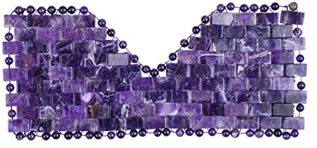 Lila Kristall Jade Gesichtsmaske Gua Sha Scraper Massage Roller Set Natürlicher Amethyst Gouache Stein,typ 9