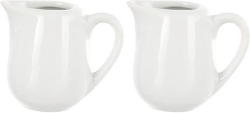 Tognana Vesuvio, Mini Lattiera, Porcellana, Bianco (Confezione da 2)