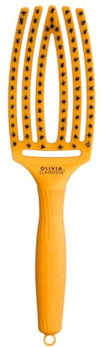 Olivia Garden Fingerbrush Combo Medium Yellow Sunshine