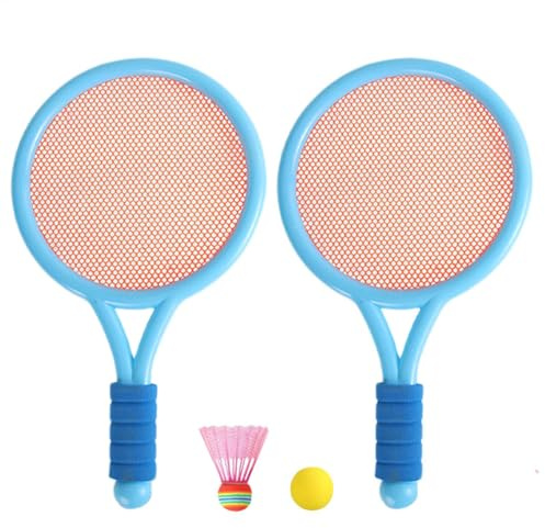 Badmintonracketar för barn – badmintonset | professionellt badmintonracket set för nybörjare | interaktiv lekspelutrustning | badmintonset för pojkar och flickor inomhus kul