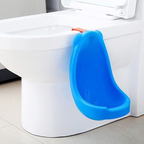 Urinal for Toddlers Boys, 30x12.5inch Plastic Toddler Urinal with Hook, Portable Potty Training Toilet for Toddler Kids Boy