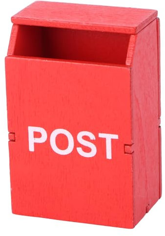 Lurrose 1pezzi Postale Vintage in Miniatura Mobili Per Mini Case Mini Oggetti Scena Forniture