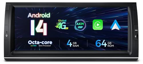 XTRONS 10.25 Android 14 Car Stereo For BMW X5 E53 (1999-2006), 4+64GB IPS Screen Head Unit w ASK DSP Inclinometer Information Wireless CarPlay Bluetooth 5.0 Support 4G AHD Camera DAB+, Cooling System