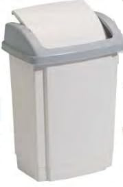 CUBETAS GASTRONORM ® - Papelera basculante 25L con aro sujeta bolsas Fervik