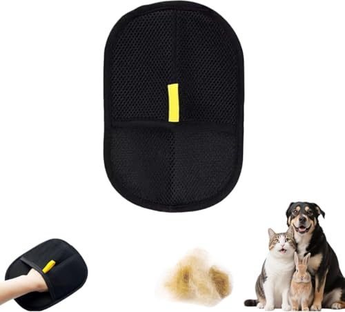 bergxperten Hair Grabber Guanto Rimuovi Peli per Animali，Guanti antipeli riutilizzabili per Animali Domestici – rimozione peli da Vestiti, divani, tappeti– Riutilizzabile e Lavabile