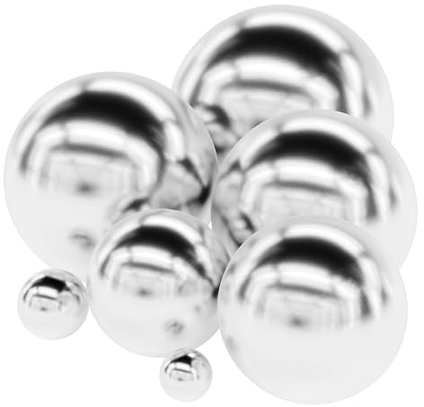 7.5mm (19/64) Bearing Balls 304 Stainless Steel G100 Precision Balls Slingshot Flange Shot Catapult Ammunition, Pack of 10