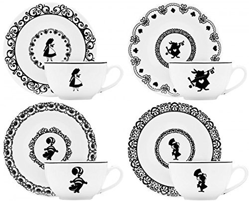 COFFRET 4 TASSES A THE ALICE