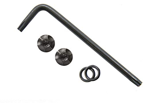 Cool Hand Customized Screws for CZ 75 85 Grips, 2 Stainless Steel Screws, 2 O Rings, T10 Torx Key, Gray SCZ-5-T
