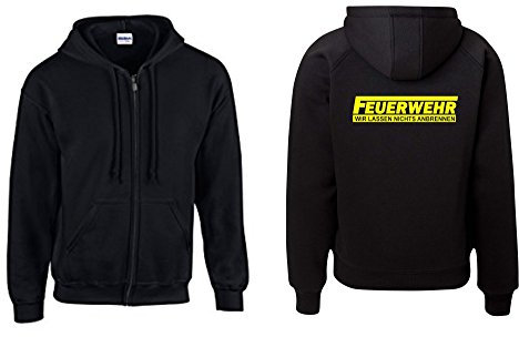 Textilhandel Hering Jacke - Feuerwehr (Schwarz, L)