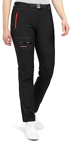 Höhenhorn Trekmaster Damen Wanderhose Softshellhose Winter Outdoorhose Gefüttert Snowboardhose