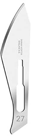 Swann Morton No 27 Sterile Stainless Steel Blades