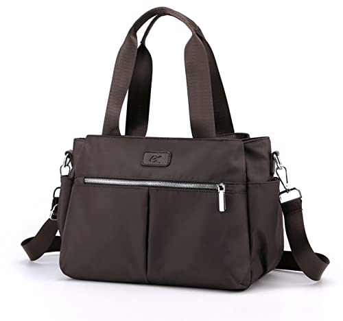 DOURR Hobo - Borsa a tracolla da donna, in tela, con scomparti multipli