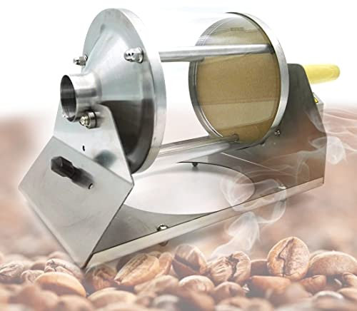 Kaffeeröster Maschine Coffee Roaster 500G Kaffeebohnenröstmaschine Haushalt Backmaschine Kaffeebohnen Home Edelstahl Röster Roller Kaffeeröster Maschine