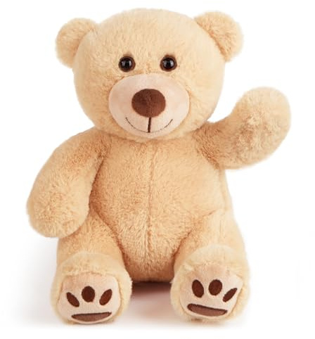 LotFancy Oso de Peluche, Osito de Peluche Pequeño 20cm Osito Peluche Suave Teddy Juguetes de Peluche Regalo para Ninos Niñas Cumpleaños San Valentín e Navidad, Marrón Claro
