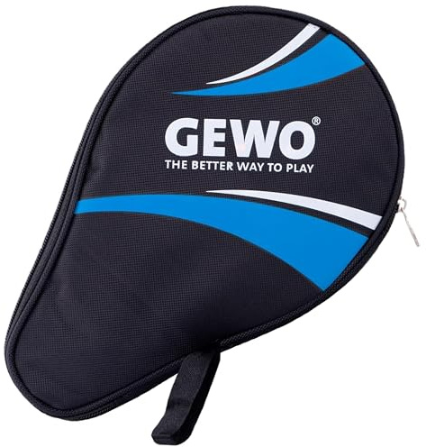 GEWO Rundhülle Master - Robuste Tischtennisschläger-Hülle für einen Schläger - Tischtennis-Tasche mit gepolstertem Schlägerfach ohne Ballfach - Einzel-Tischtennisschläger-Tasche