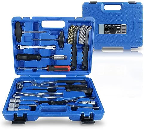 ENVA Bremstrommel Werkzeug Satz 15TLG. umfassendes Bremstrommelwerkzeug Set für Trommel und Scheibenbremsen Wartung