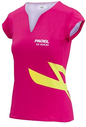 Camiseta Padel Icon (Mujer), fucsia, S