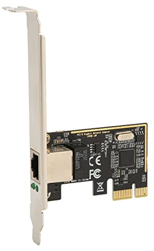Tarjeta de Red, Tarjeta de Red PCIe Gigabit LAN PCIe Card Ethernet Tarjetas de Redes Internas Adaptador de Red para PC PCI Ethernet Tarjeta Ethernet