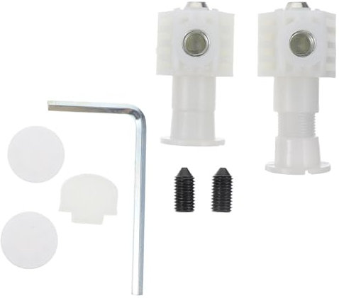 DIYEAH 1Set Toilet Screw for Wall-mounted Toilets Side-mounted Fixing Screws and Gasket Replacement and Rust-resistant Toilet Hardware Easy Installation and Strong Stability