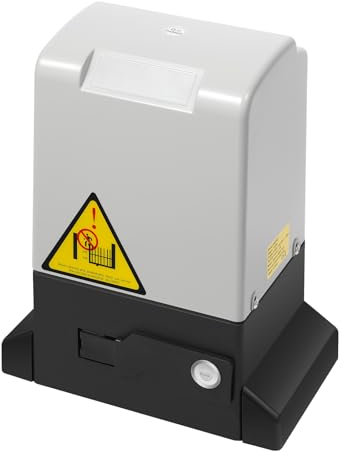 Apri porta scorrevole da 550 W, azionamento per porta del garage con 2 telecomandi, apriporta scorrevole, attuatore per porte in acciaio inox, porte in ferro, porte in bronzo