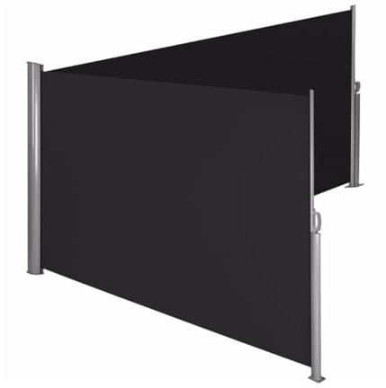 Tenda da sole laterale retrattile, frangivento per esterni, tenda avvolgibile per balcone