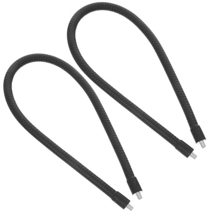 LRXIYODE 2 Stück Flexibler Gooseneck Armverlängerung Metall Gewinde Verstellbare Schwanenhals Verlängerungsstange für Kamera Handy Mikrofon Stative und Live-Streaming Zubehör