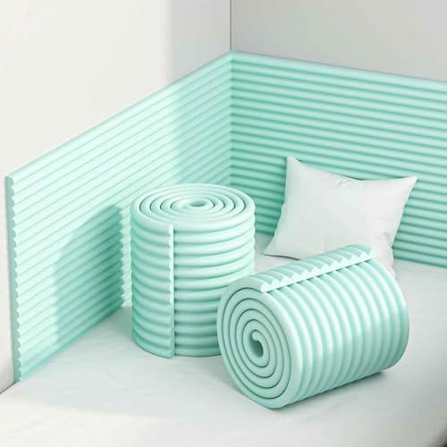 MTHGH Wandpaneele Gepolstert Kinderzimmer Wand 200cm Wandkissen Selbstklebend Kinderzimmer Wall Panels Paneele Wand Selbstklebend Wandschutz Schlafzimmer Wandschutz Bett Wandpolster(04,30 * 200cm)