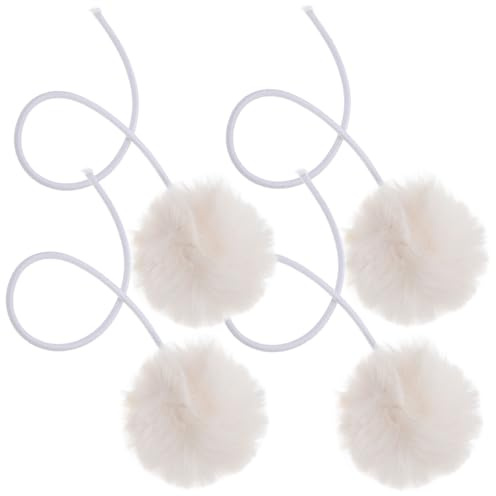 Toddmomy Giocattolo Interattivo Tiragraffi per Gatti Campanello e Palline Sostituibili, Set 4 Pezzi Morbido, per Ambienti Domestici Vari