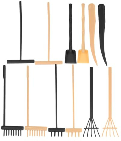 Homoyoyo Mini Zen Garden Rake Tools for Sand Tray with Plastic Material and Easy to Carry Design, Complete Delicate Works for Home Or Office Meditation and Decoration
