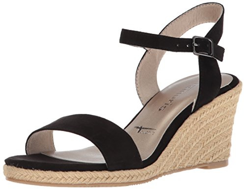 Tamaris 28300, Sandales Bride Cheville Femme, Noir (Black), 40 EU