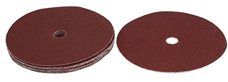 sourcingmap Lot de 10 disques de ponçage abrasifs de 180 mm de diamètre, grain 60